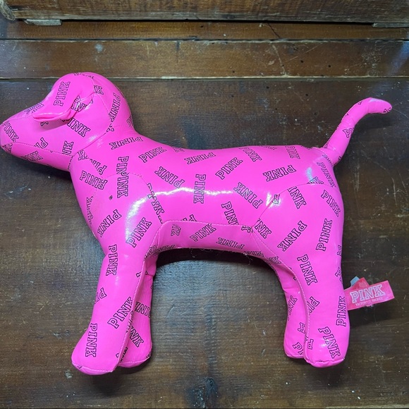 RARE Pink Victoria’s Secret Large Plush Dog EUC - Picture 2 of 7
